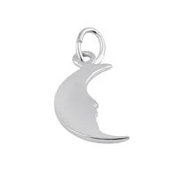 Sterling Silver Crescent Moon Necklace