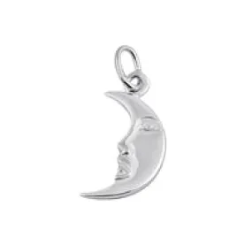 Sterling Silver Crescent Moon Necklace