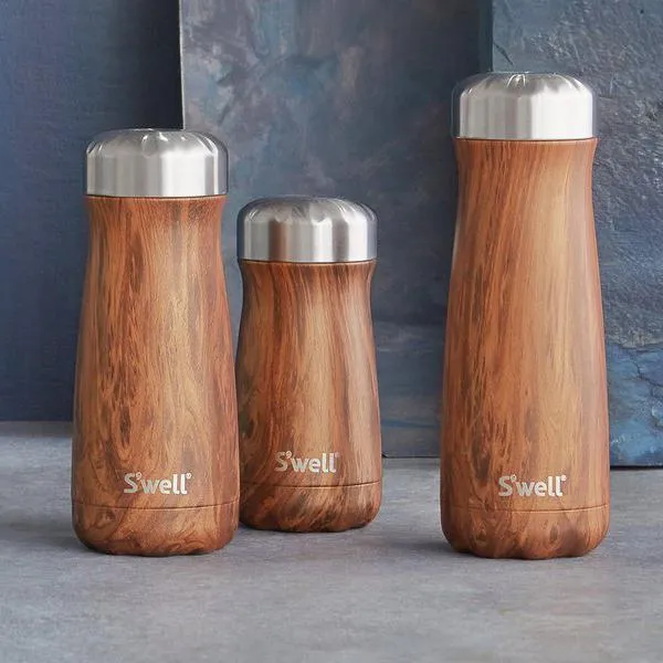 Teakwood Traveler - Stainless Steel S'well Water Bottle