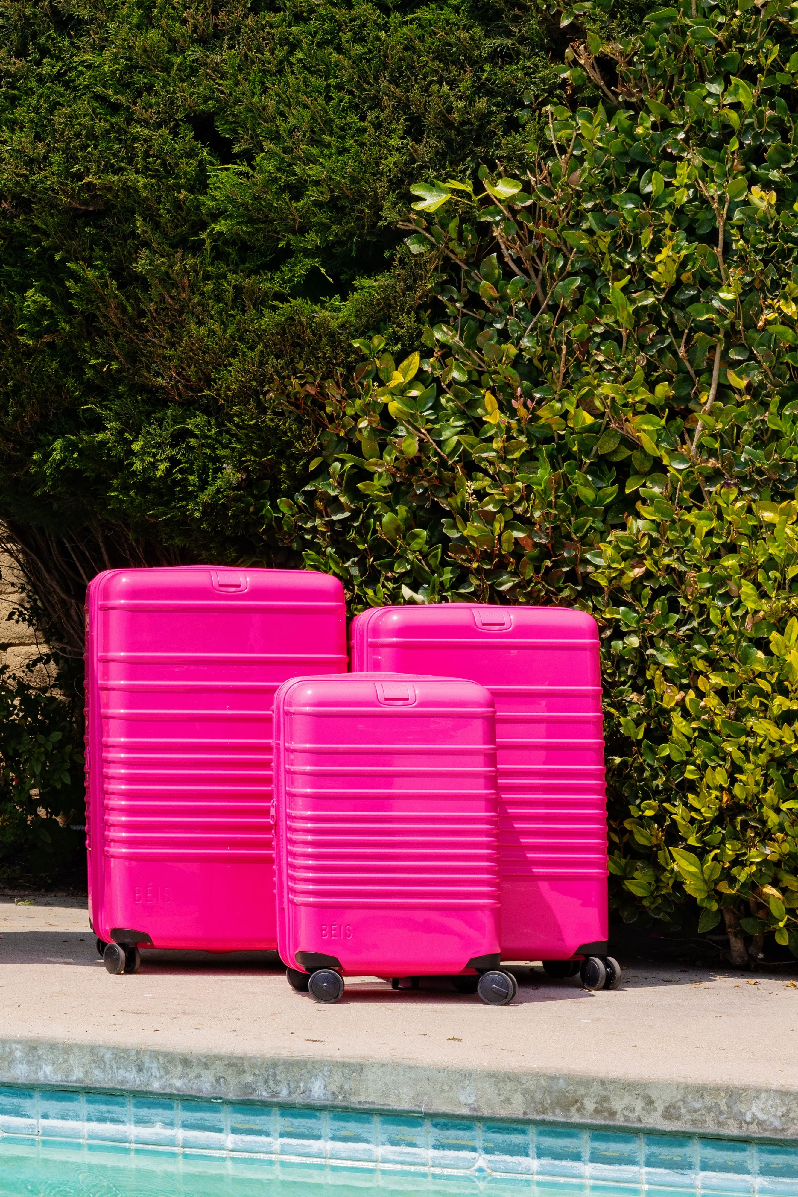 The Carry-On Roller in Barbie Pink