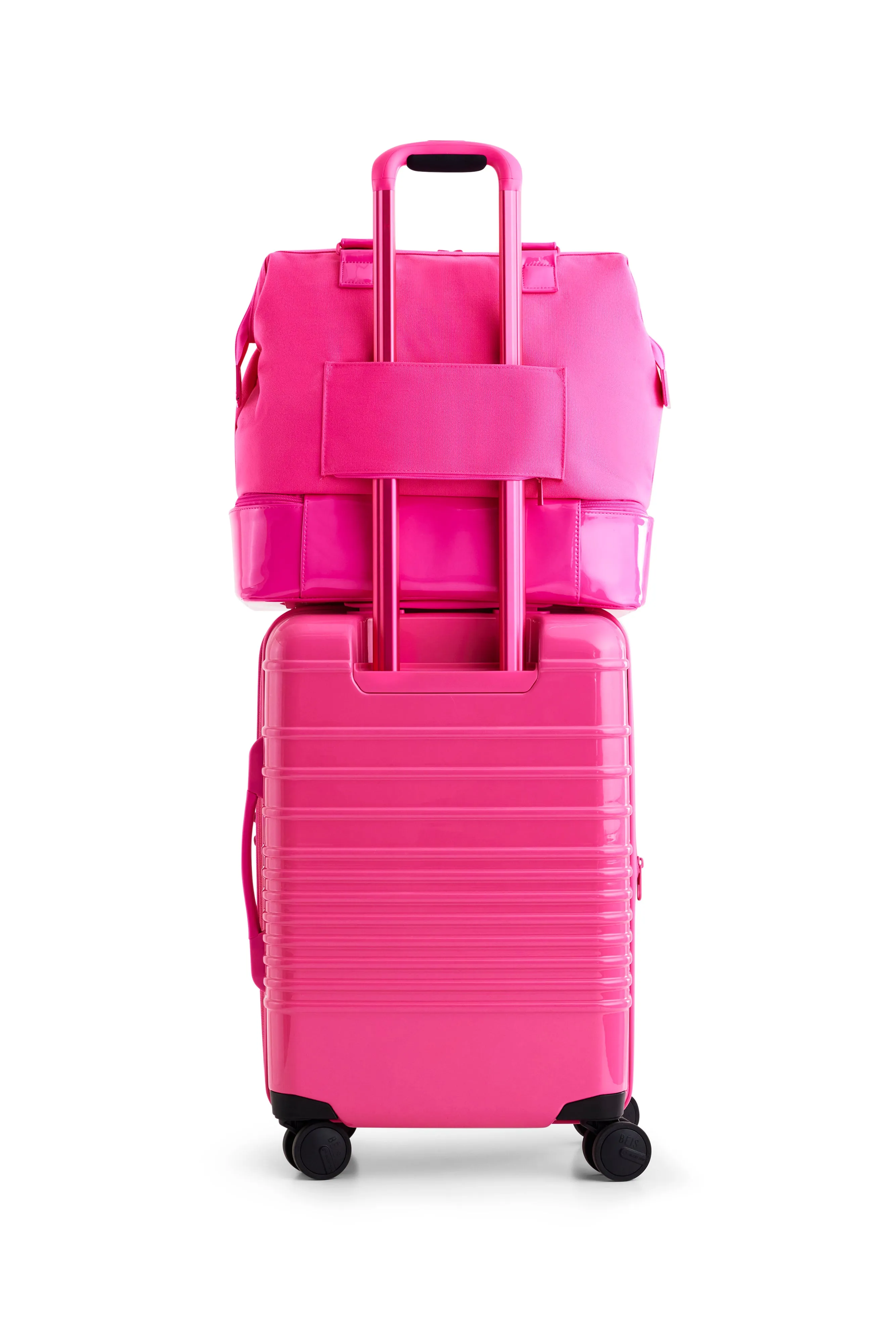 The Carry-On Roller in Barbie Pink