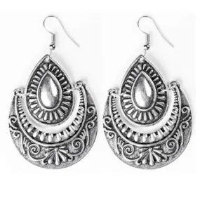 Trials and TRIBAL-ations Silver Earrings