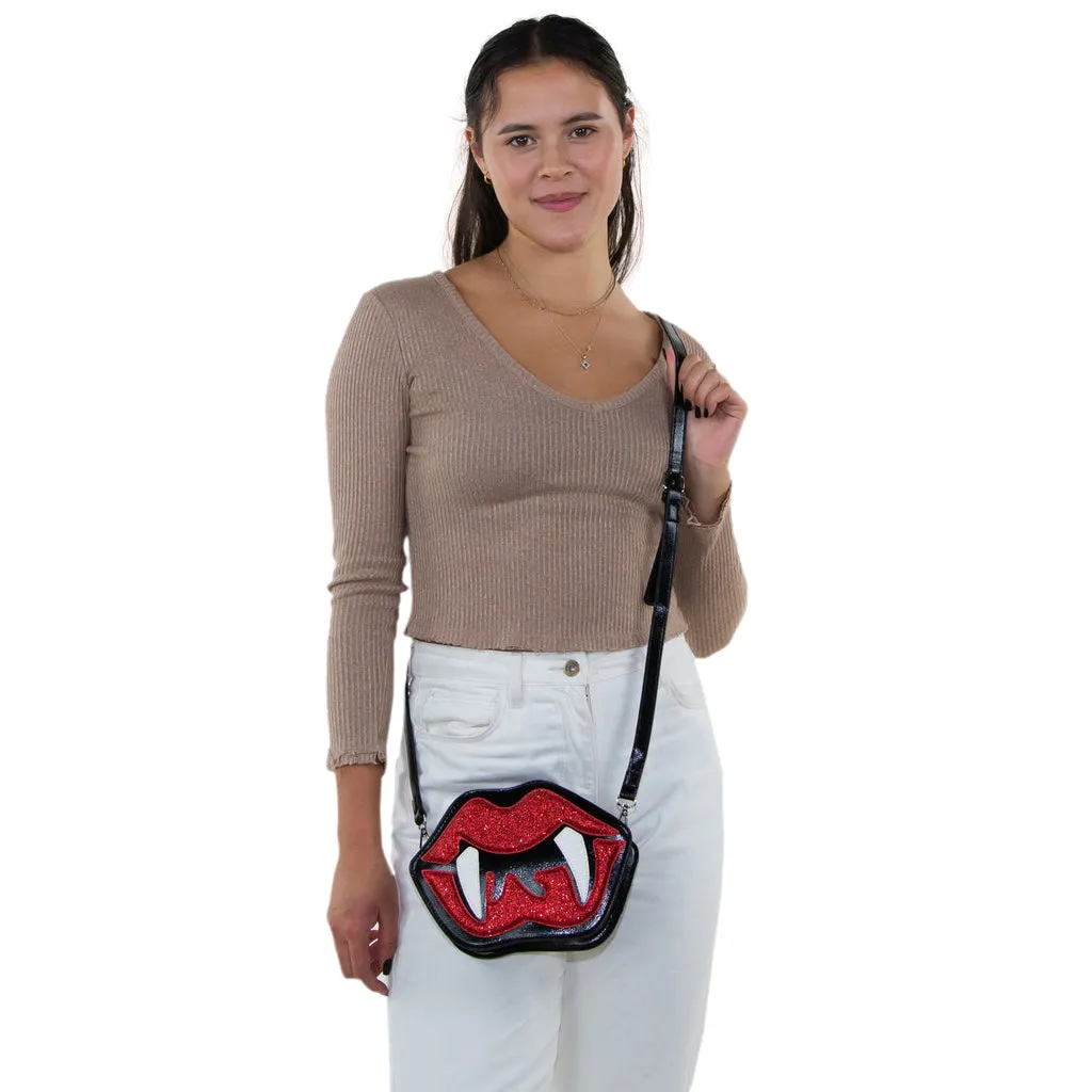 Vampire Mouth Cross Body Bag