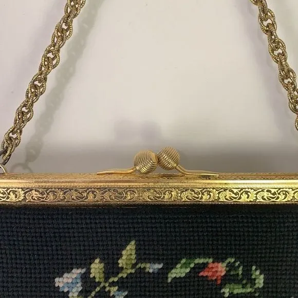 Vintage largehand embroidered bag