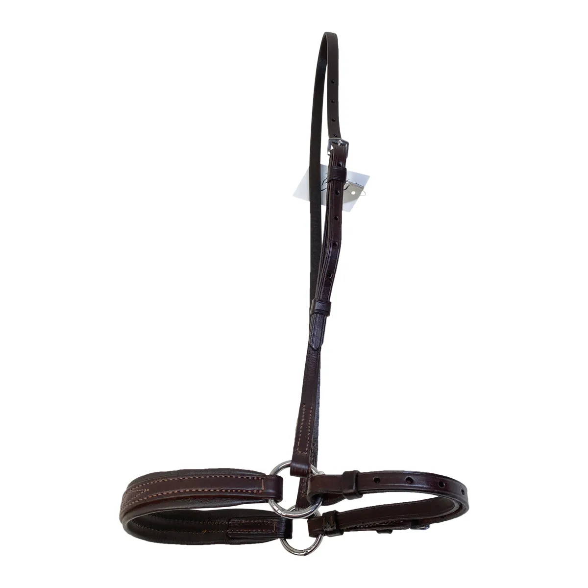 Walsh Drop Noseband in Brown - Horse