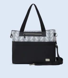 WB2412-BLACK/WHIT-Bag For Mothers