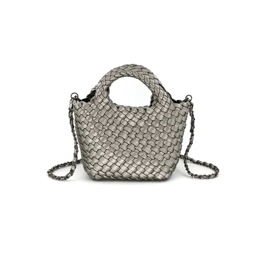 Woven Mini Tote - (multiple colors)