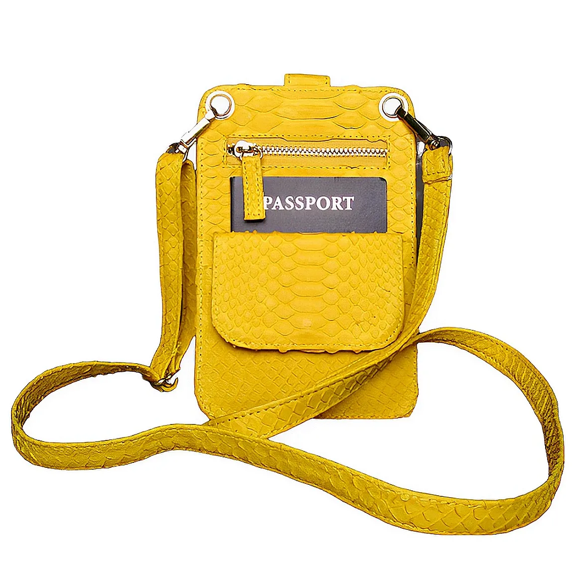 Yellow Cell Phone Bag